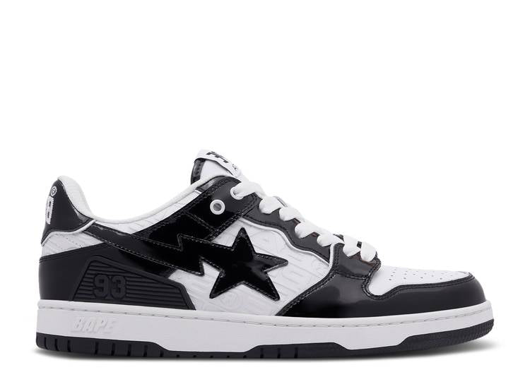 Een badende aap Bape SK8 Sta Panda patent