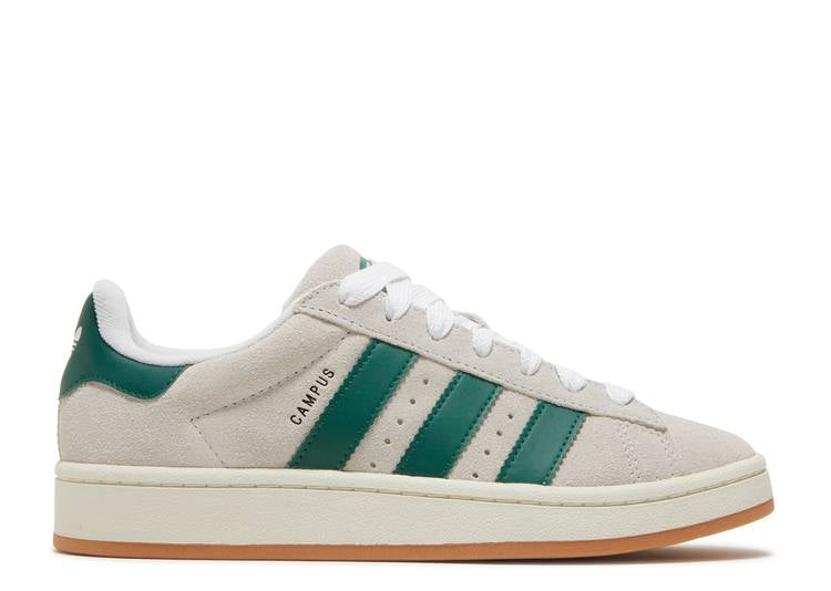 Adidas Campus 00s Crystal White Dark Green (W)