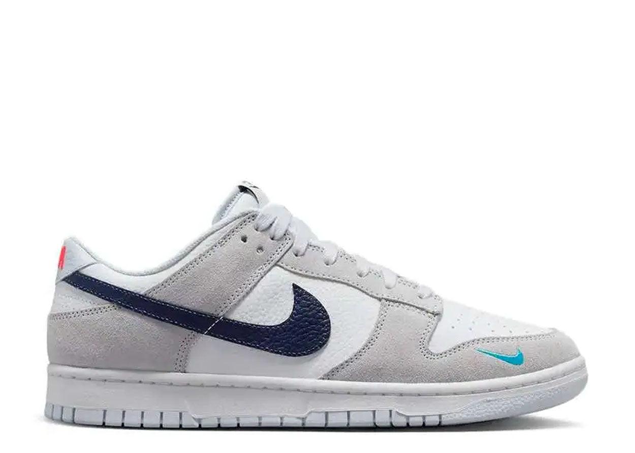 Nike Dunk Low Mini Swoosh Grey Navy (2023)