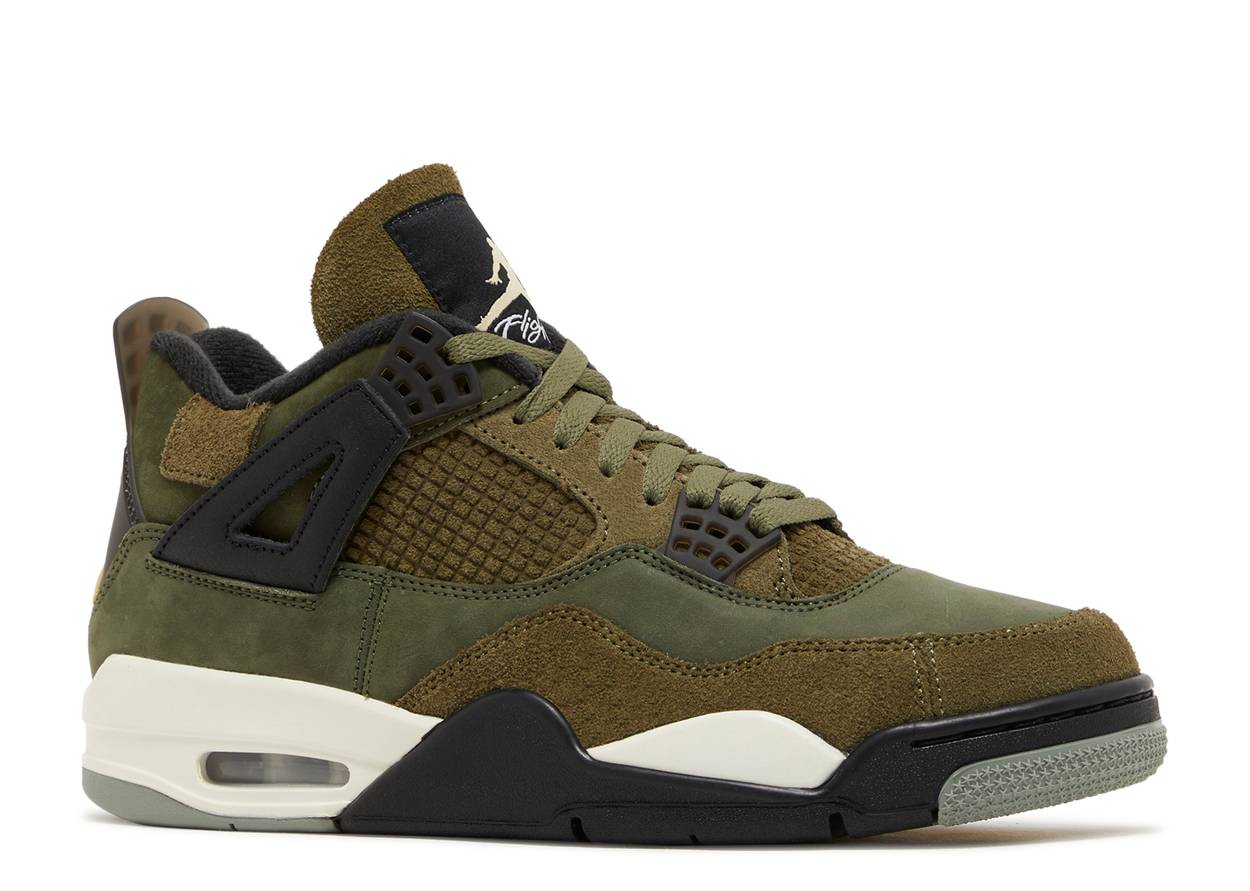 Air whiteneutral Jordan 4 Retro SE Craft Medium Olive