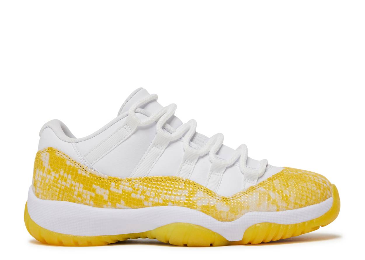 Air Siren Jordan 11 Low Yellow Snakeskin (2023)