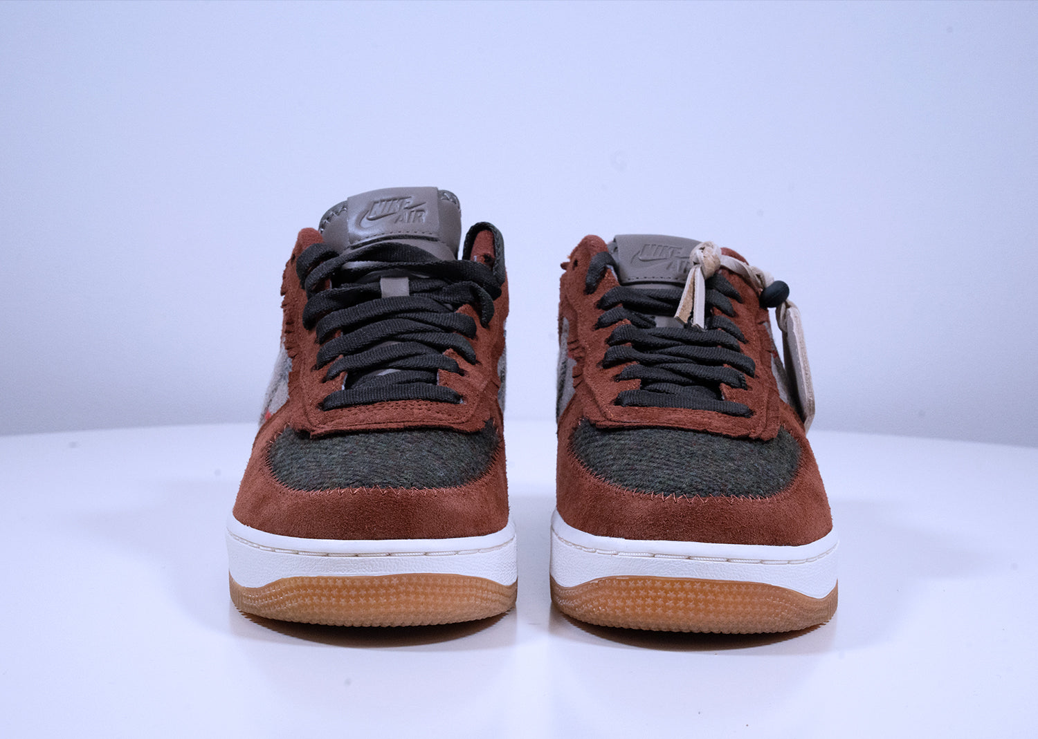 Second Chance - white nike Air Force 1 ID Pendleton Brown - 41 | NEW