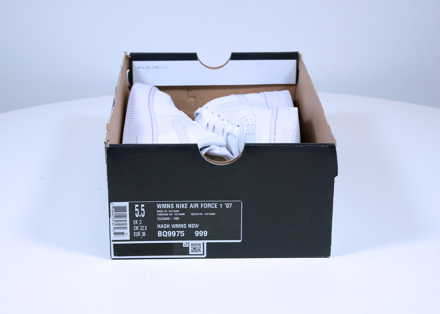 Second Chance - free Nike Air Force 1 Low White Barely Grape (W) - 36 | NEW