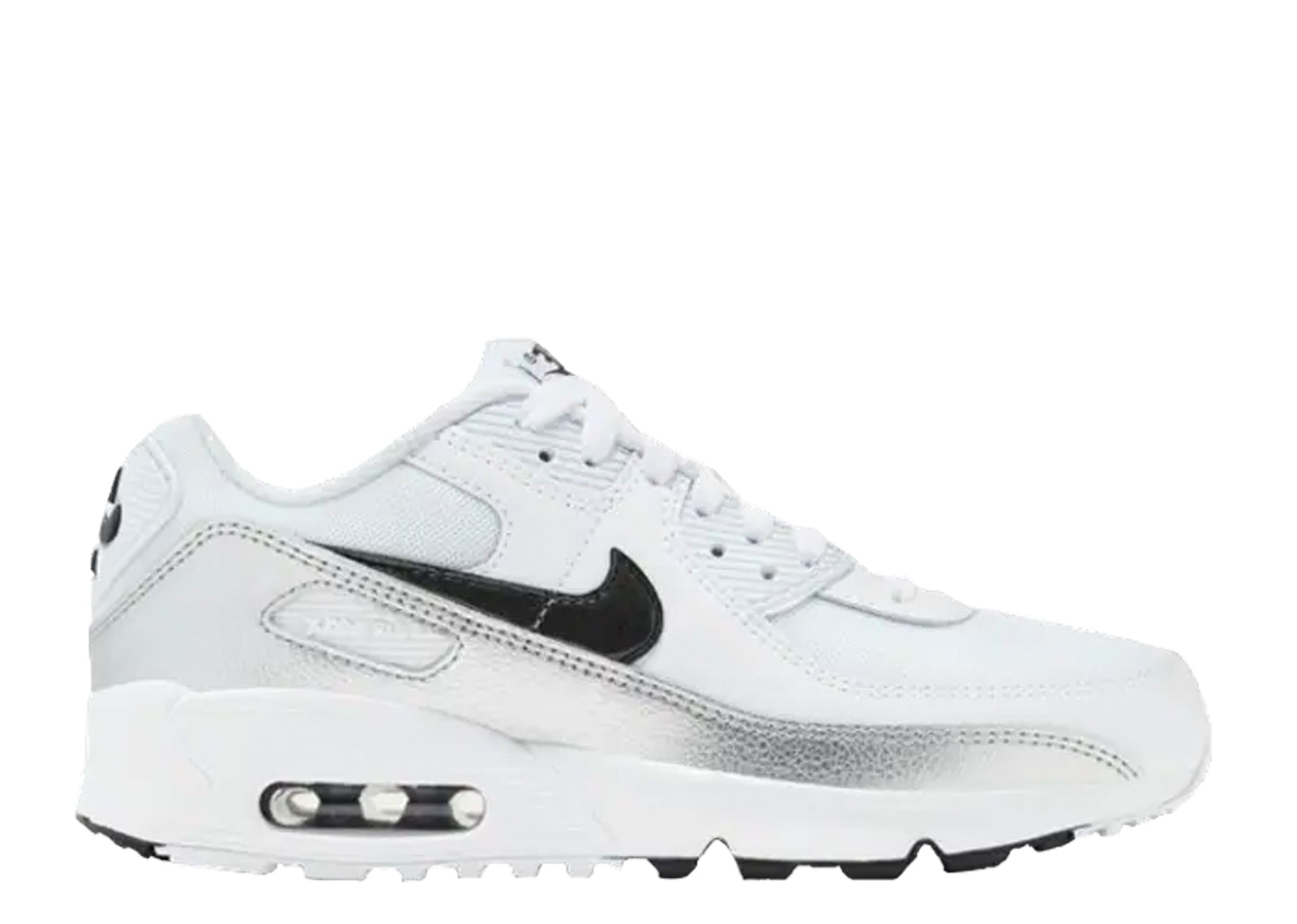 Second Chance - Nike Air Max 90 White & Black (GS) - 39 | NEW