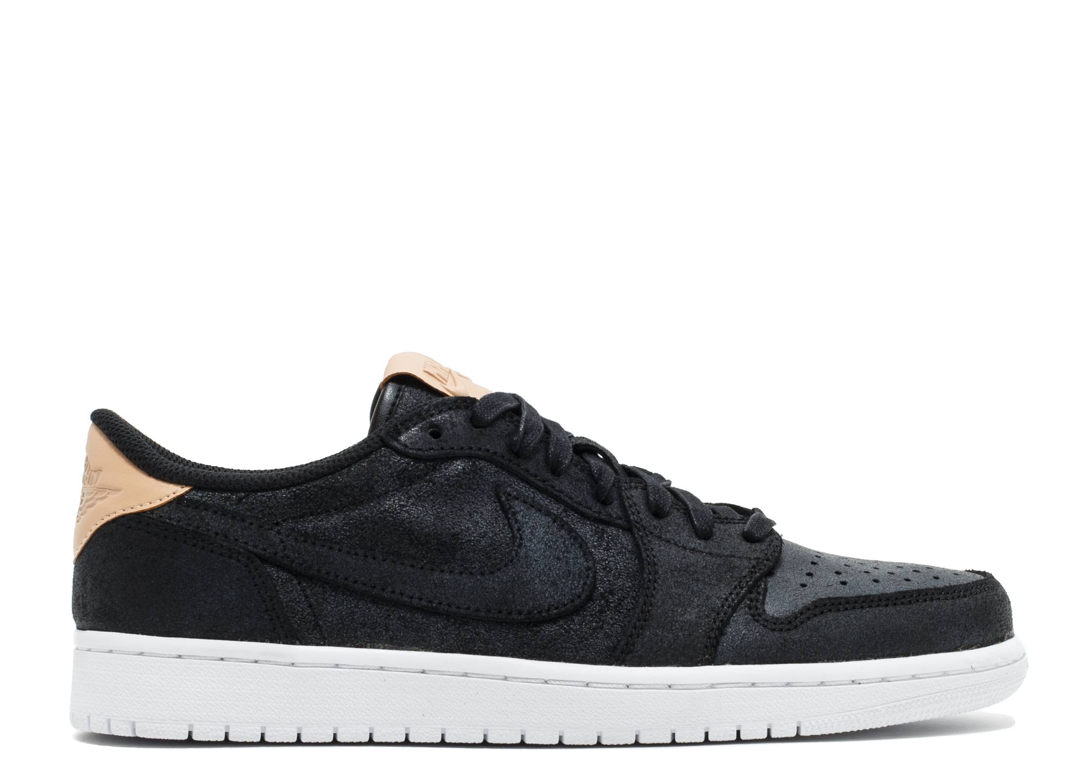 Air Jordan 1 Low OG PRM Black Vachetta