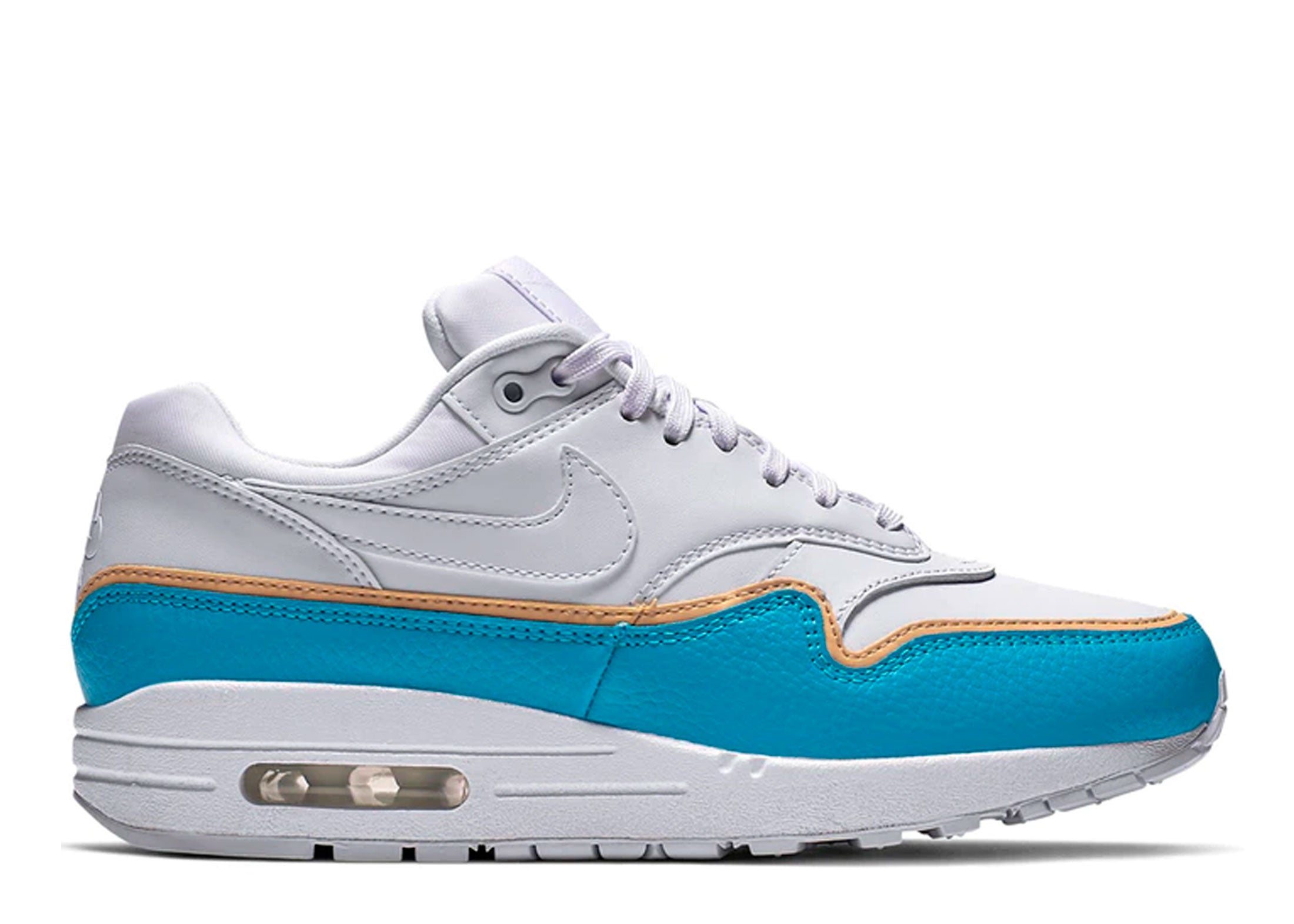 Nike Air Max 1 Liner Blanc Bleu (W)