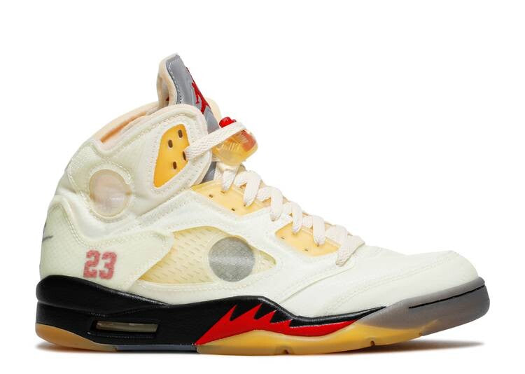 Off-White x Air Jordan 5 Retro Sail