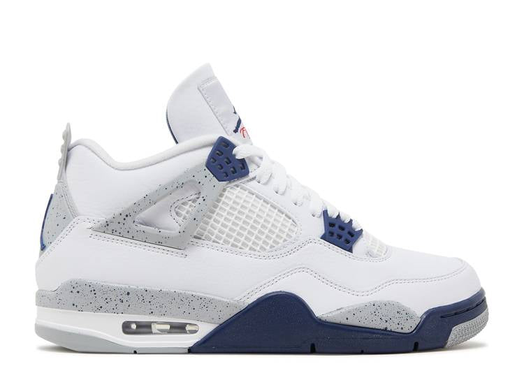 Air whiteneutral Jordan 4 Retro Midnight Navy (2022)