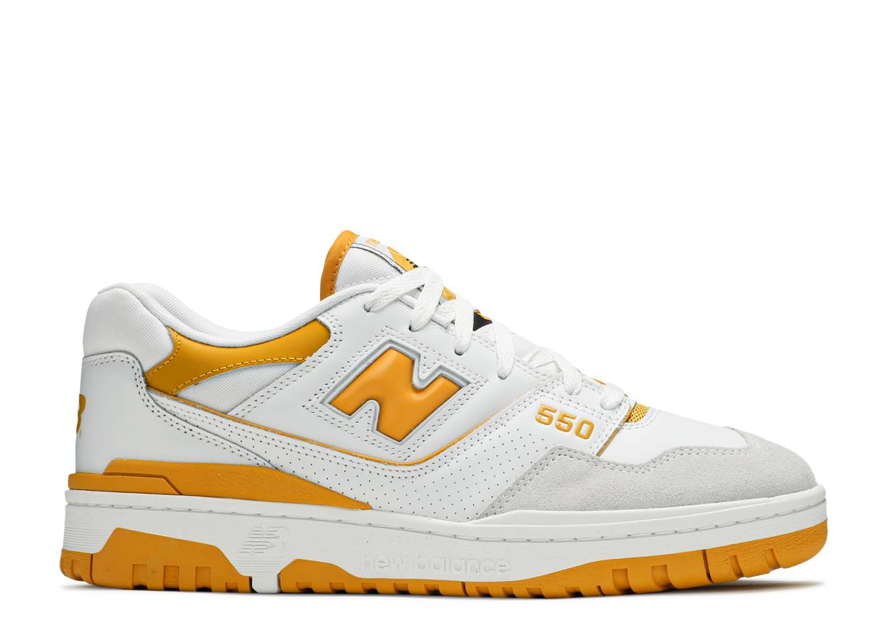 New Balance 550 Sea Salt Varsity Gold