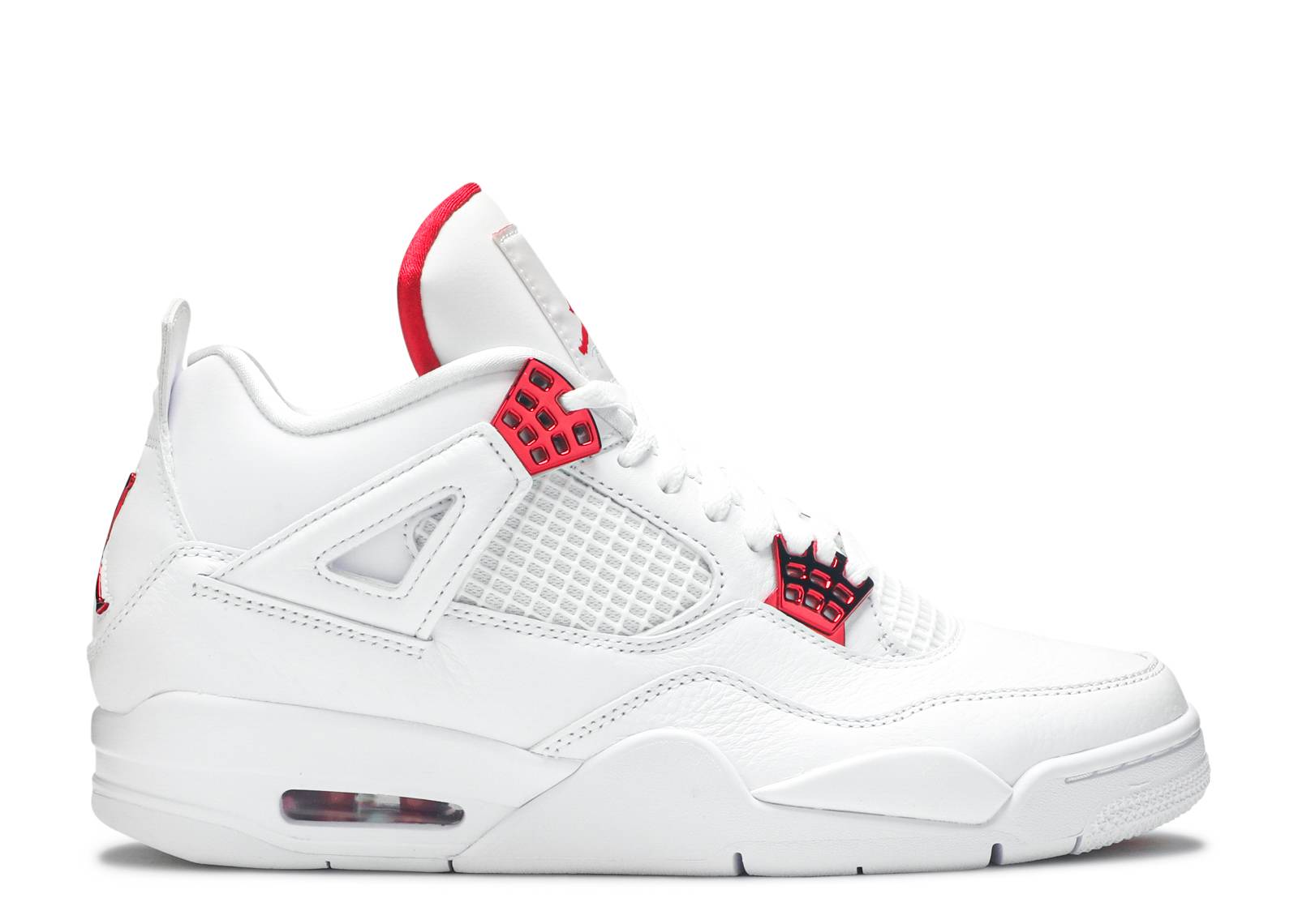 Air whiteneutral Jordan 4 Retro Red Metallic