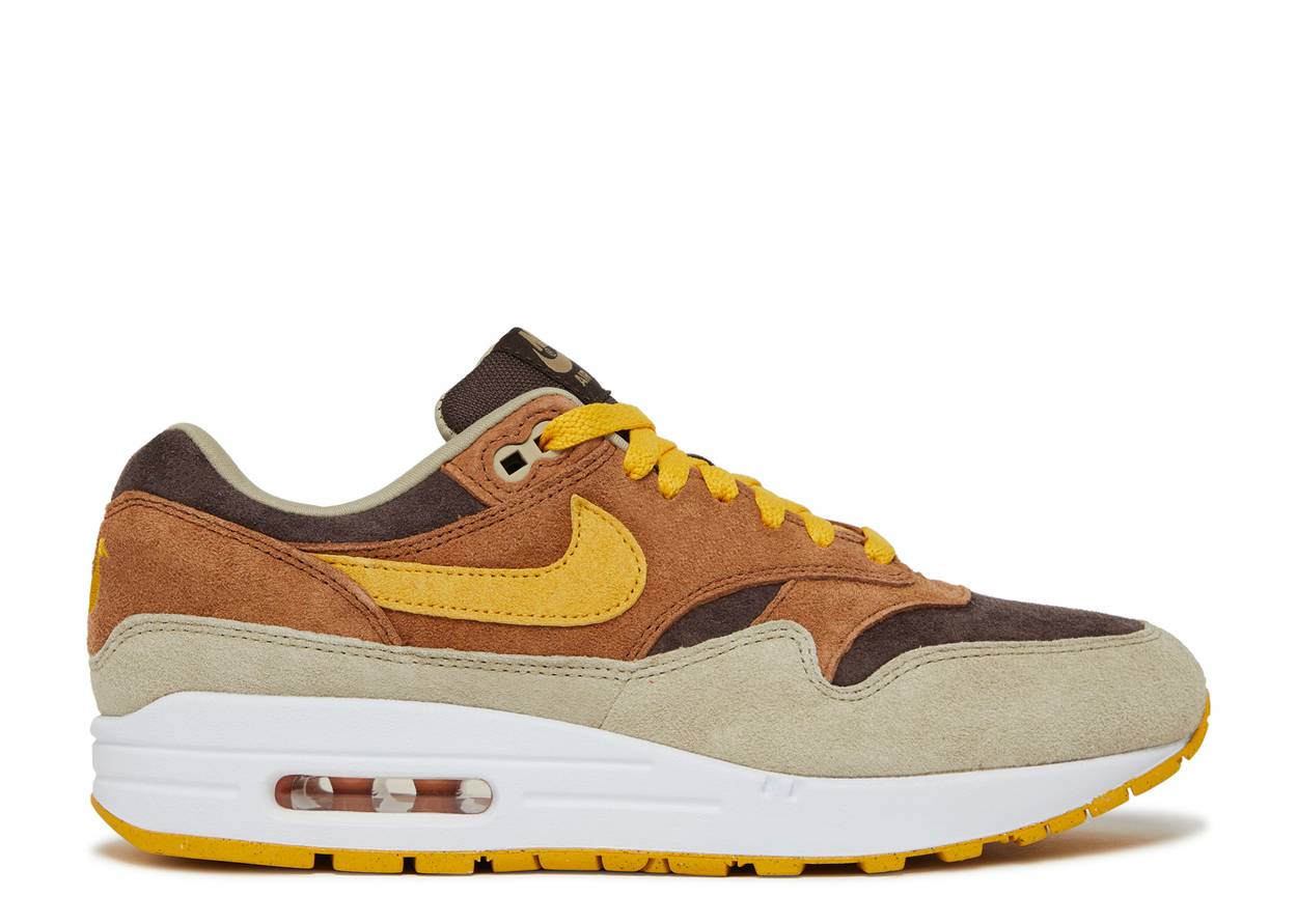 Nike new york wholesale nike air force ones shoes sale PRM Duck Pecan Yellow Ochre