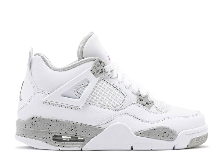 Air whiteneutral Jordan 4 Retro White Oreo (2021) (GS)