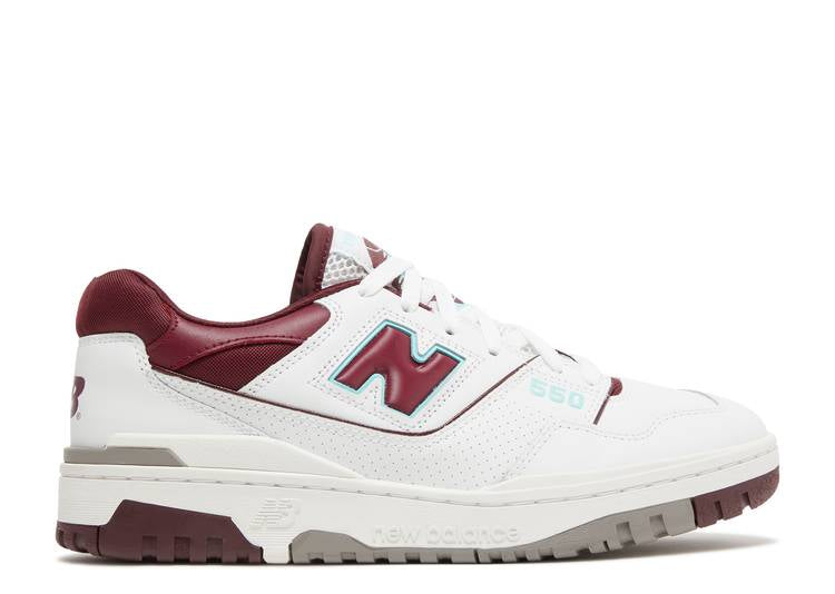 New Balance 550 Burgundy Cyan