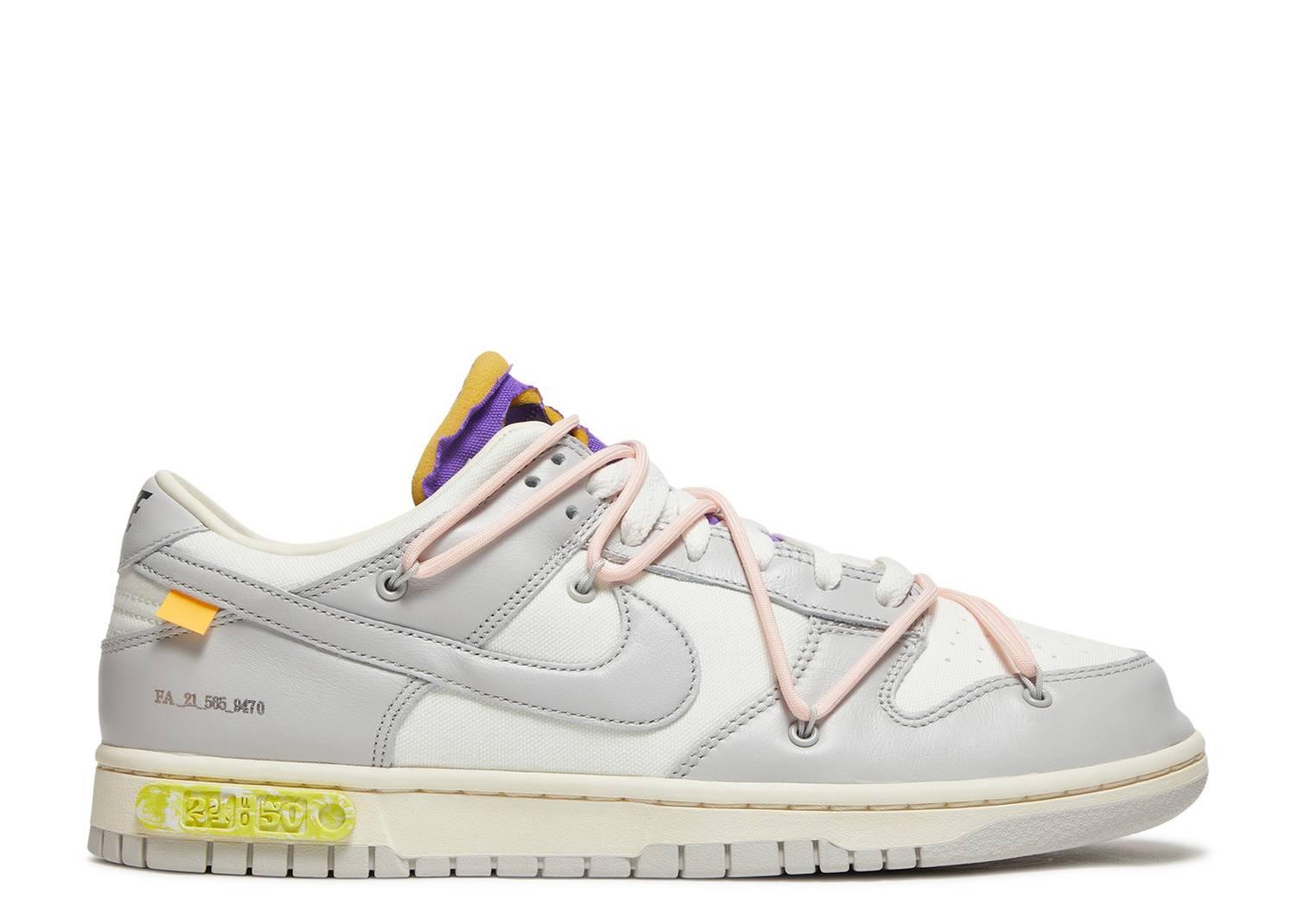 nike for Dunk Low Off-White Lot 24