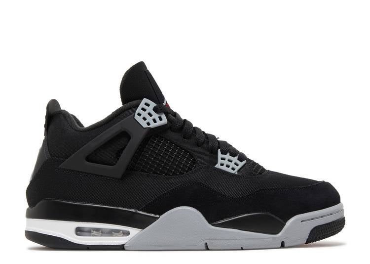 Air whiteneutral Jordan 4 SE Black Canvas (2022)