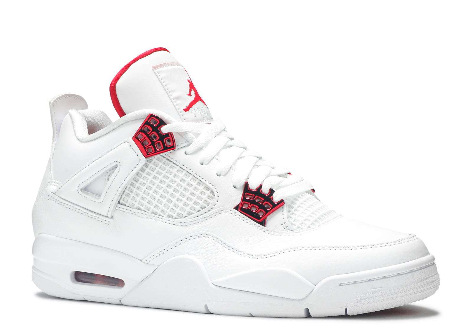 Air whiteneutral Jordan 4 Retro Red Metallic