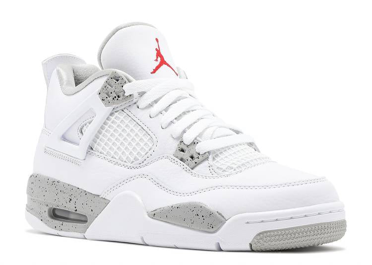 Air whiteneutral Jordan 4 Retro White Oreo (2021) (GS)