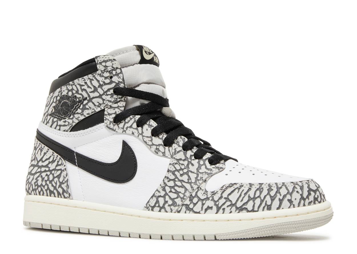 Jordan 1 Retro High OG White Cement