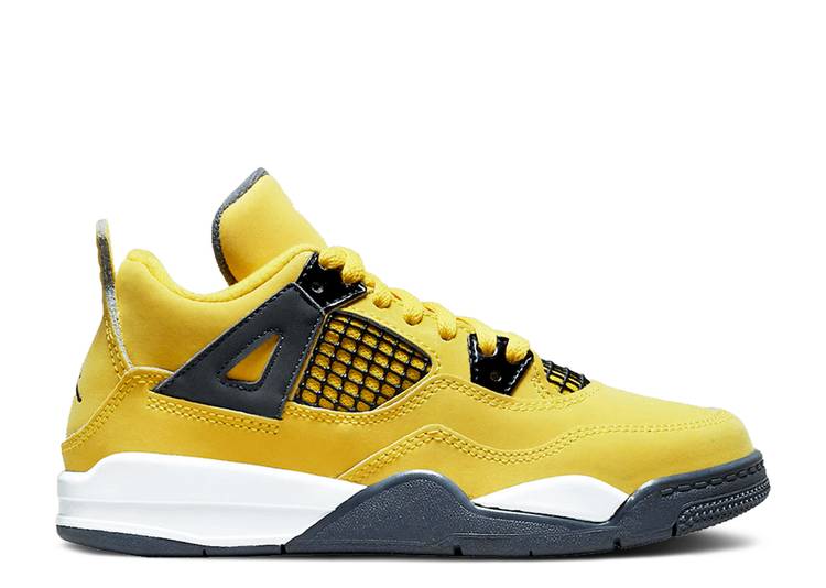 Air whiteneutral Jordan 4 Retro Lightning (PS) (2021)