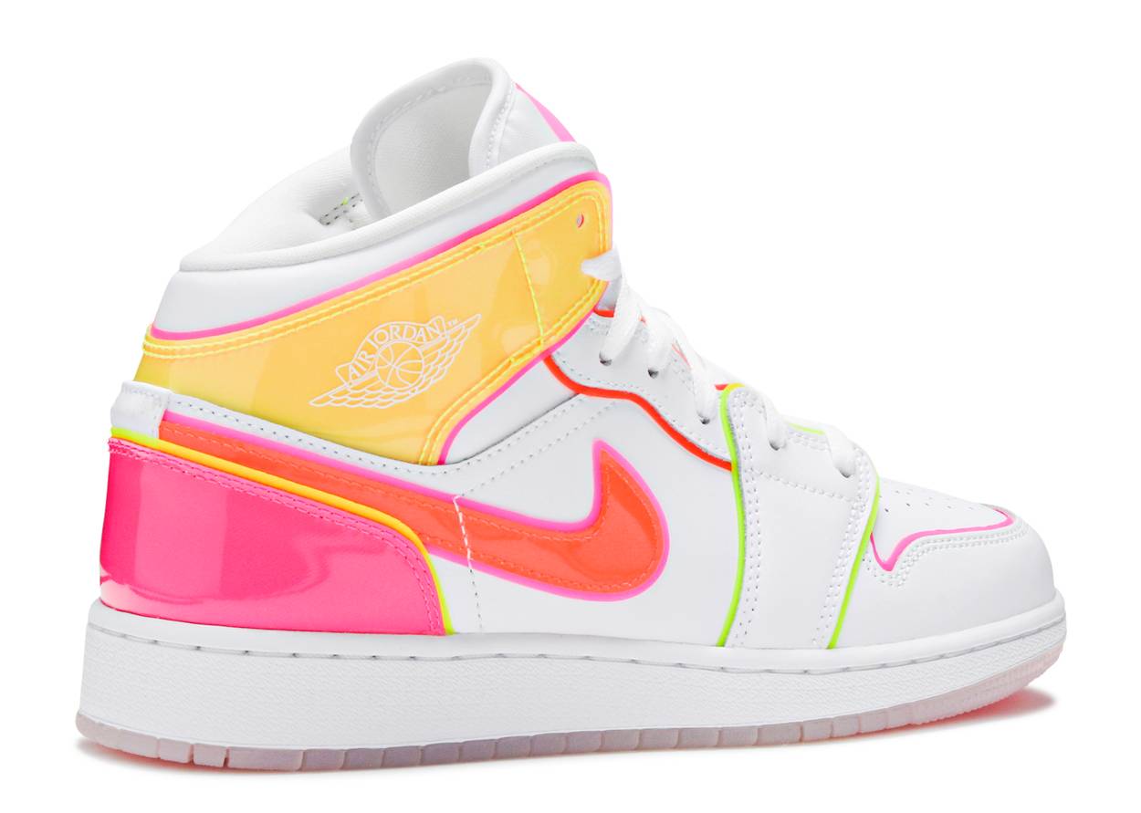 Air Jordan 1 Mid Edge Glow (GS)