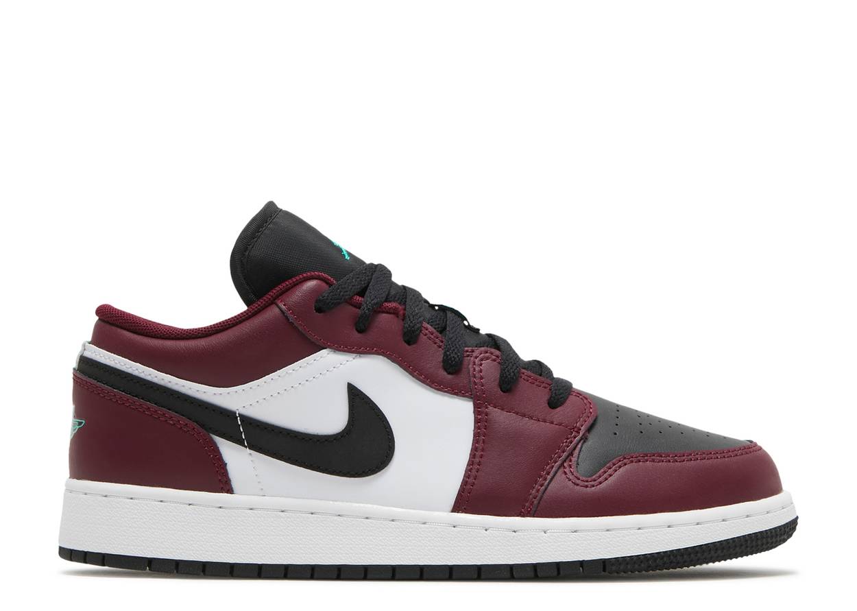 Air Jordan 1 Low SE Dark Beetroot Roma Green (GS)