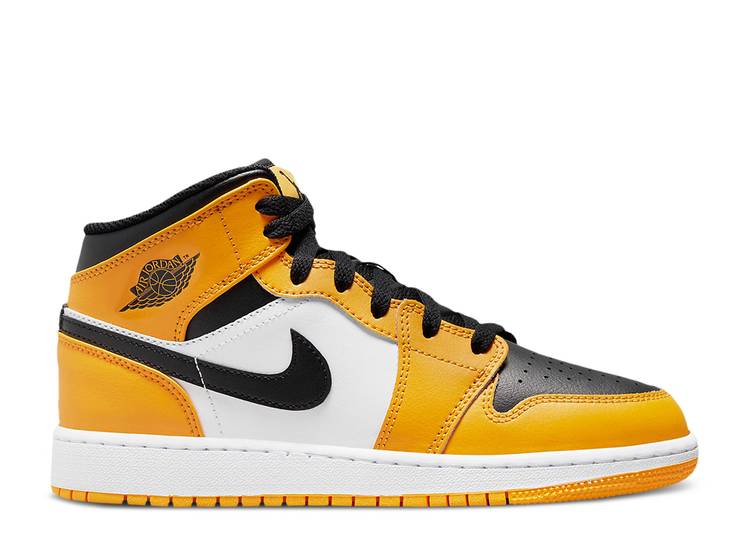 Air Jordan 1 Mid Reverse Yellow Toe / Taxi (GS) (2022)