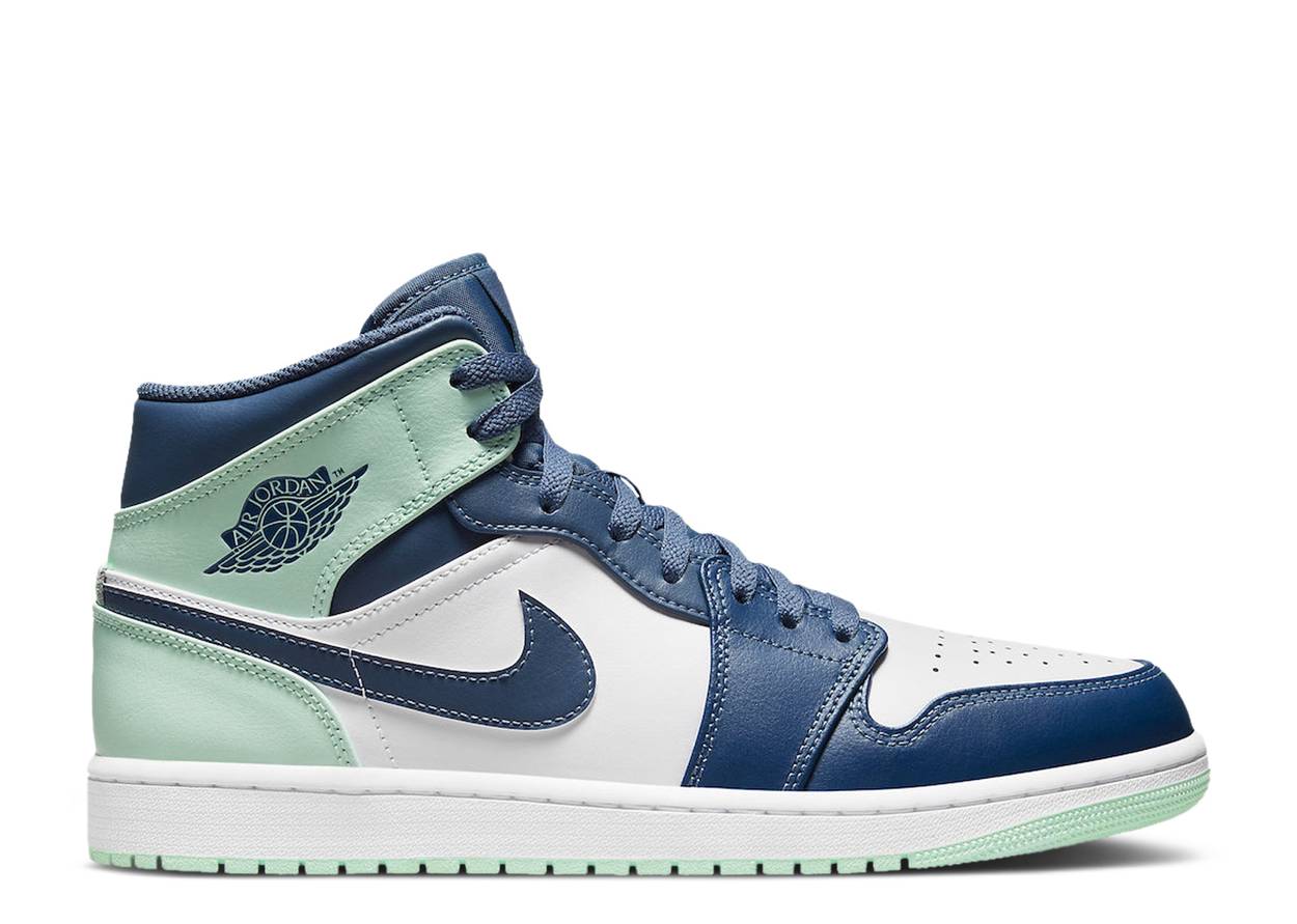 Air Jordan 1 Mid Mystic Navy Mint Foam