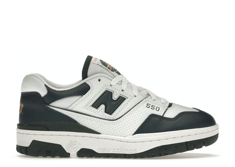 New Balance 550 White Dark Green