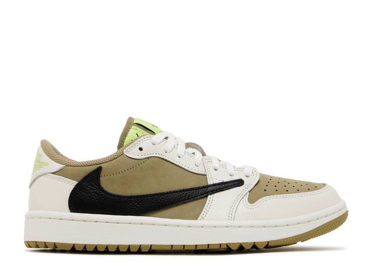 Jordan 1 Retro Low Golf Travis Scott Neutraal Olijf