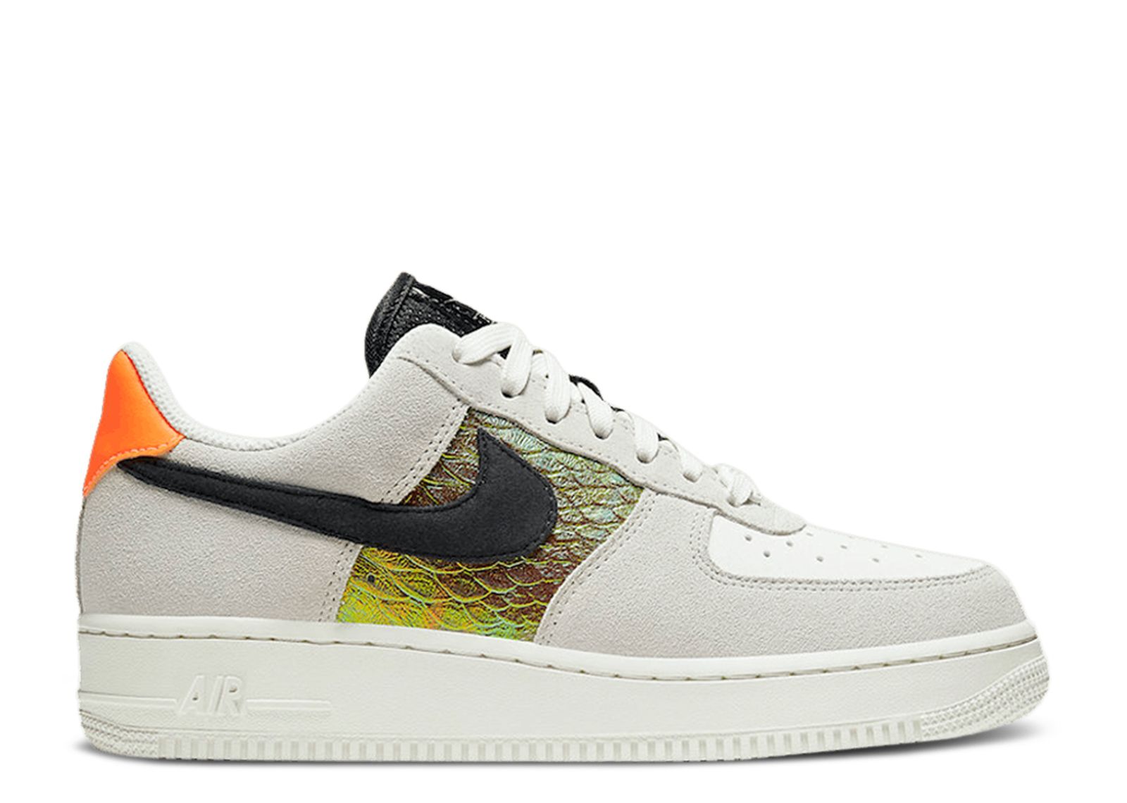 Tweede kans - Nike Air Force 1 laag iriserend slangenleer - 36 | NIEUW