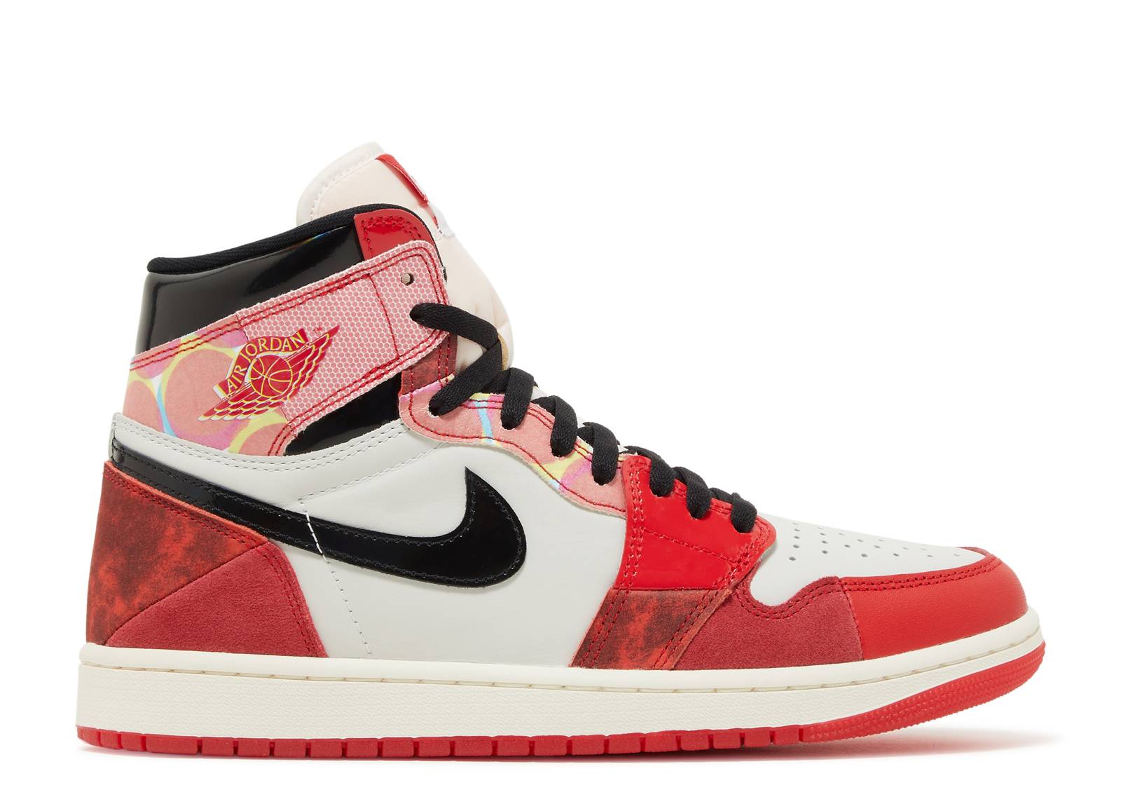 Jordan 1 High OG Spider-Man aan de overkant van het Spider-Vers