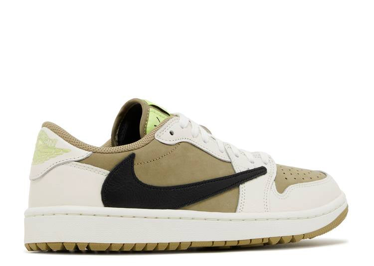 Jordan 1 Retro Low Golf Travis Scott Neutraal Olijf