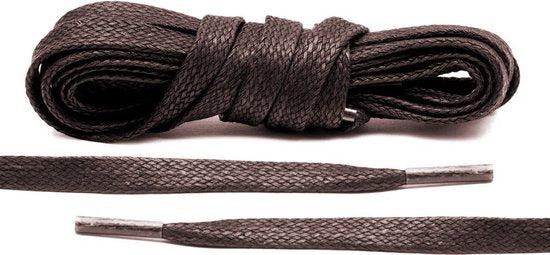 Flat Wax Laces Dark brown