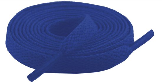 Flat Shoelaces 8mm - Marine Blue
