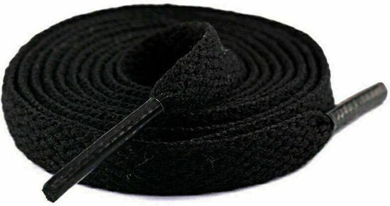 Flat Shoelaces 8mm - Black