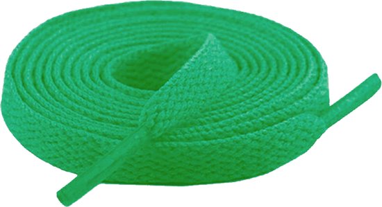 Flat Shoelaces 8mm - Green