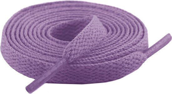 Flat Shoelaces 8mm - Court Purple/Lila