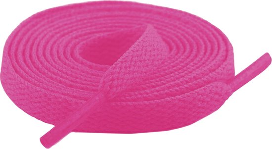 Flat Shoelaces 8mm - Magenta