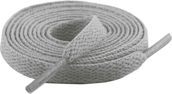 Flat Shoelaces 8mm - Grey
