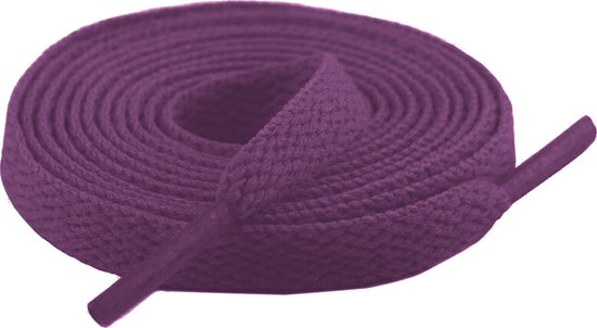 Flat Shoelaces 8mm - Purple