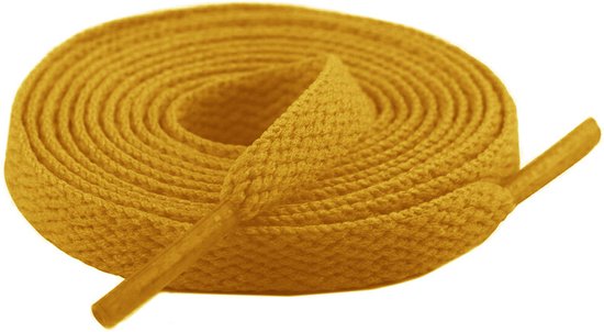 Flat Shoelaces 8mm - Curry