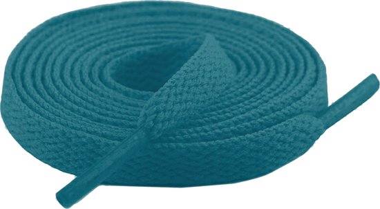 Flat Shoelaces 8mm - Dark Teal