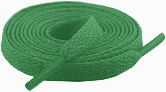 Flat Shoelaces 8mm - Dark Green