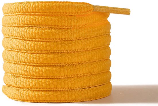 Oval Sneaker Laces Gold Yellow