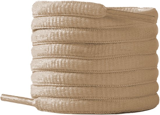 Oval Sneaker Laces Beige