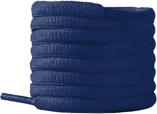 Oval Sneaker Laces Dark Blue