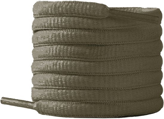 Oval Sneaker Laces Army Green