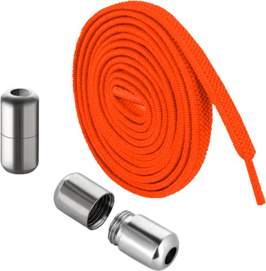 No Tie Laces Orange