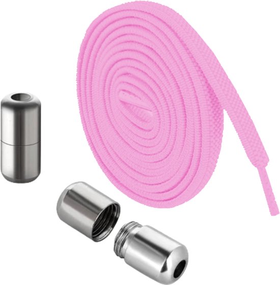 No Tie Laces Pink