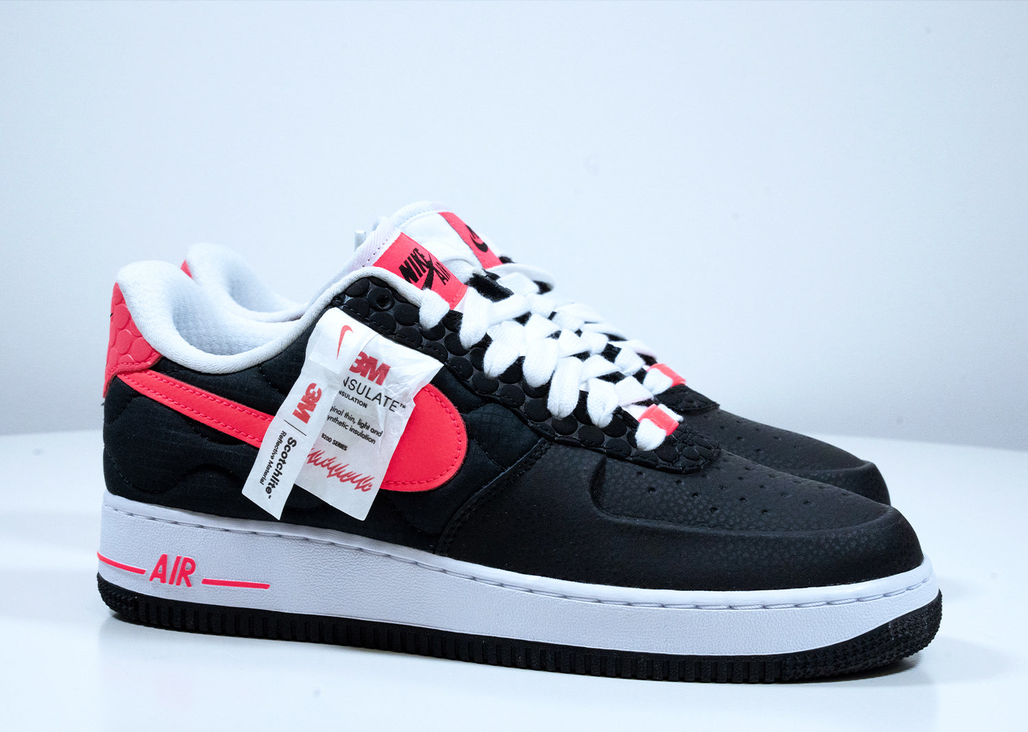 Second Chance - in the Sager Strong Nike Air Force 1 Low ID 3M Black/Red - 41
